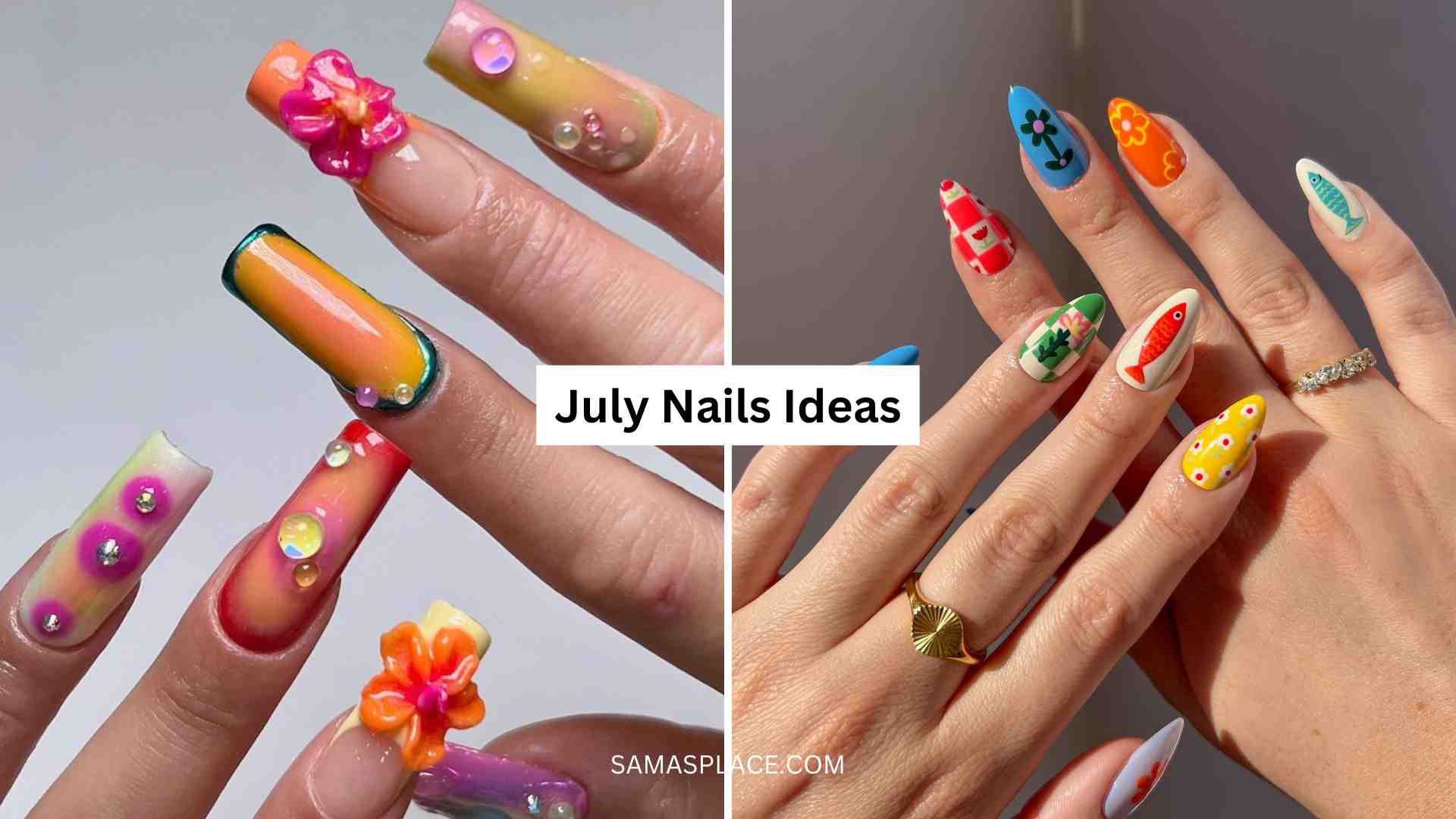 30+ July Nails Ideas in 2025