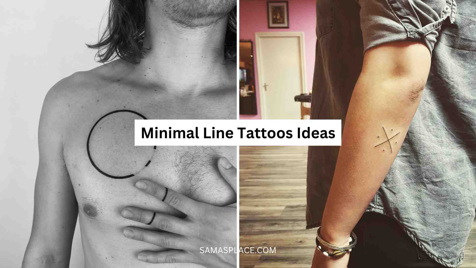 30+ Minimal Line Tattoos in 2025