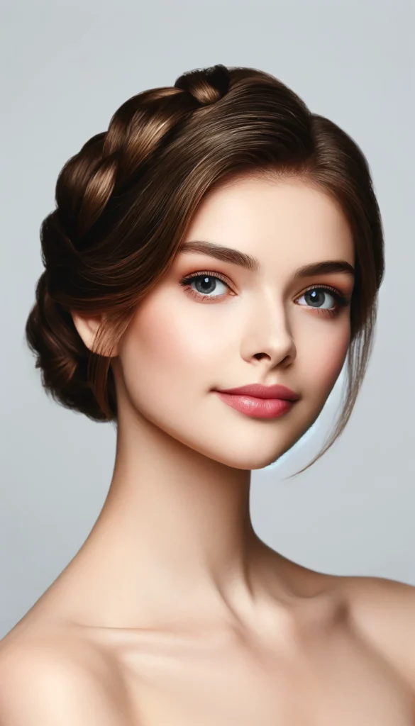 Imagine a miniature version of the French twist, perfect for hair that might be too short for the full version. This style exudes elegance and is suitable for formal occasions or when you want to look polished.