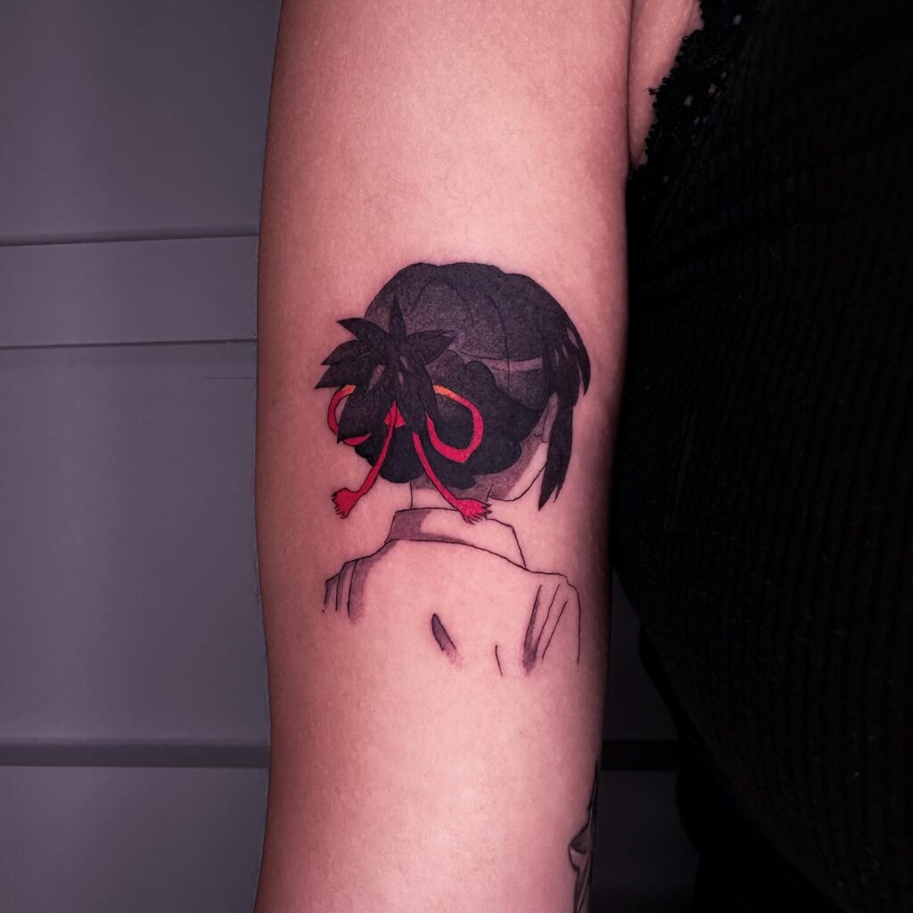 Anime-Inspired Forearm Tribute