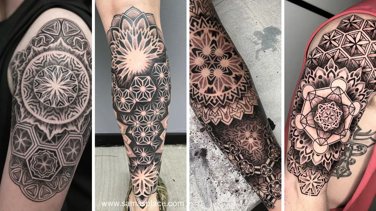 62+ Best Geometric Mandala Tattoos Ideas