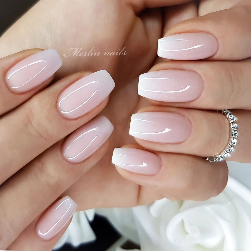 Minimalist Pink French Manicure