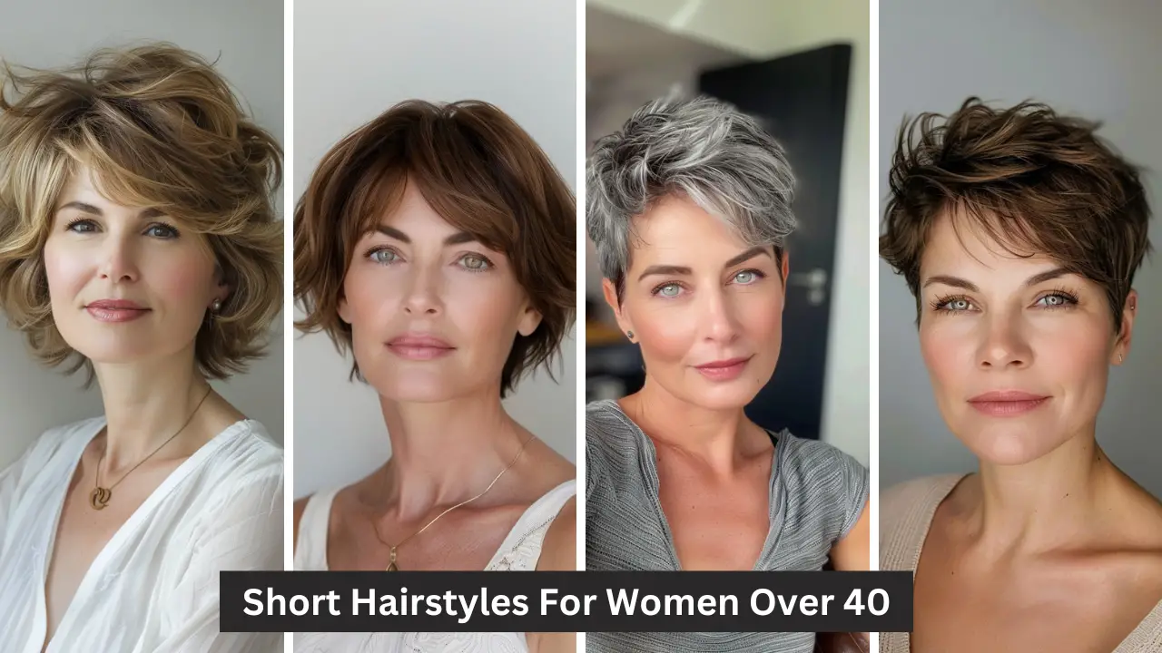 30+ Stylish Short Hairstyles for Women Over 40 in 2024