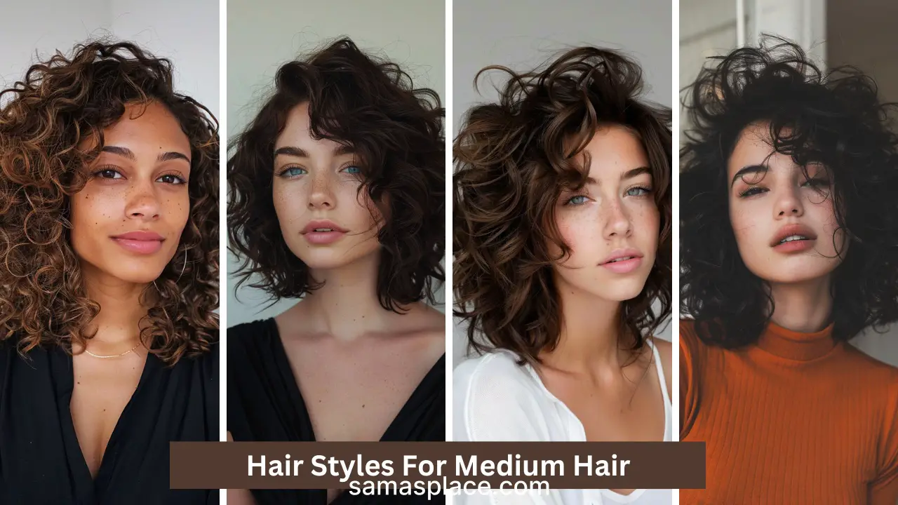 30+ Stylish Hairstyles for Medium Hair in 2024
