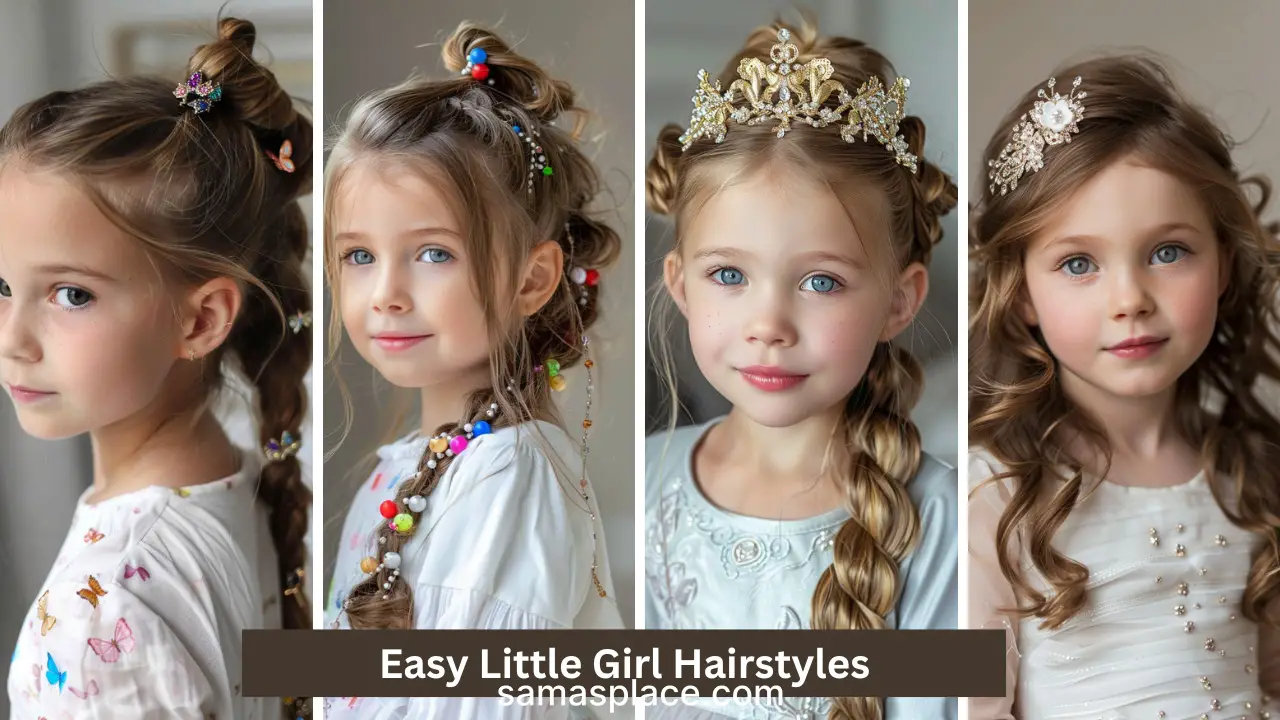 30+ Easy Hairstyles for Little Girls in 2024