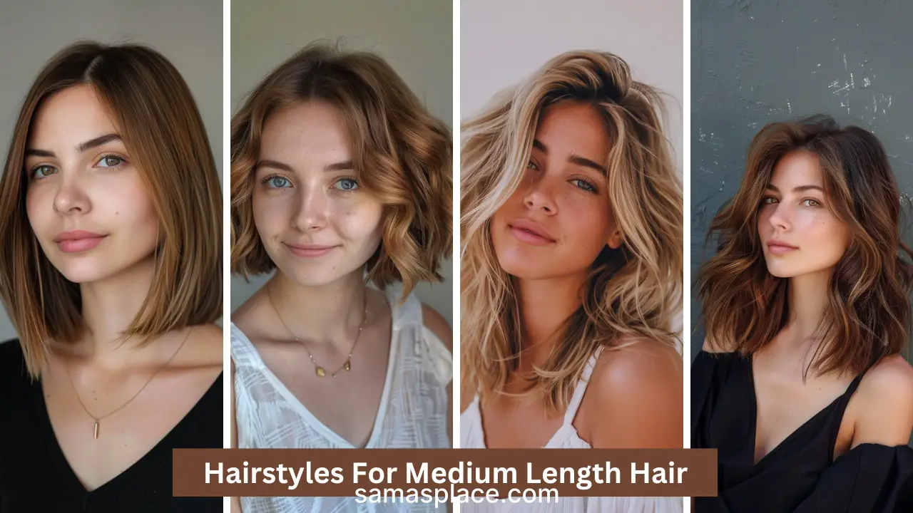 40+ Easy Hairstyles for Medium Length Hair in 2024