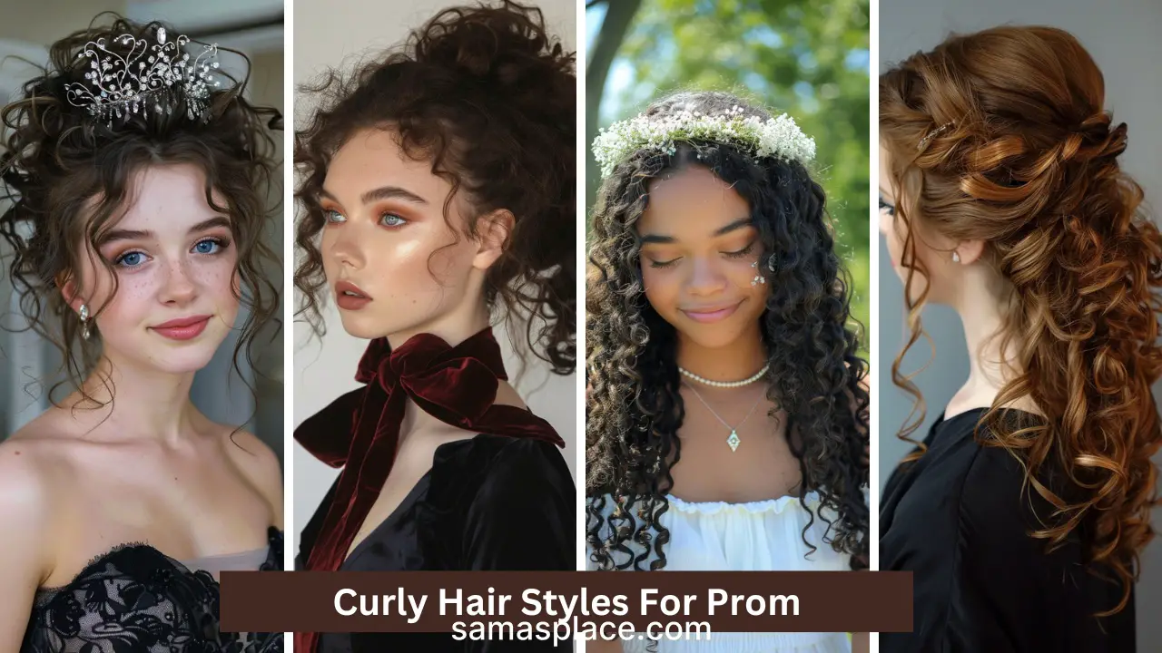 40+ Curly Hair Styles for Prom 2024