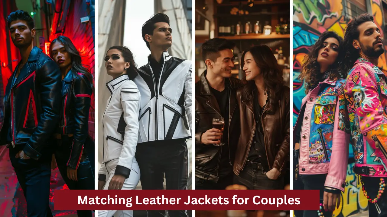 48+ Matching Leather Jackets Ideas for Couples in 2024