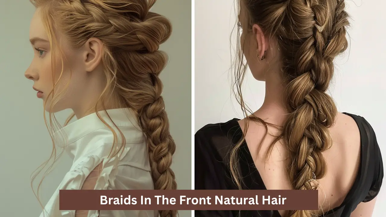 50+ Trendy Braids in the Front Natural Hair Styles for 2024