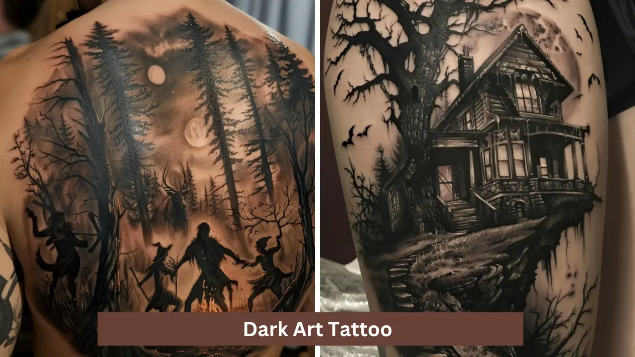 60+ Dark Art Tattoo For 2024