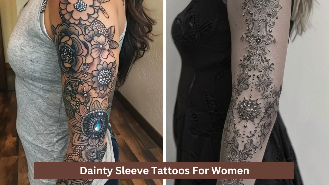 30+ Dainty Sleeve Tattoos For Women For 2024