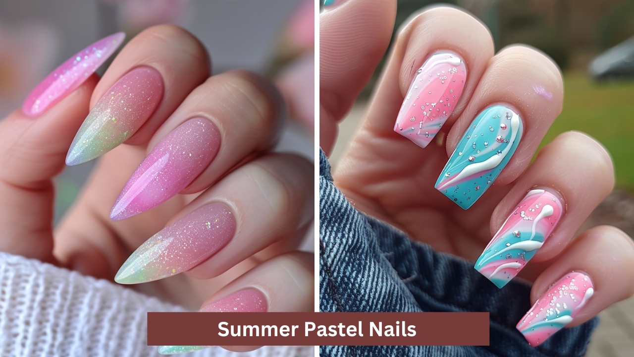 77 - Summer Pastel Nails