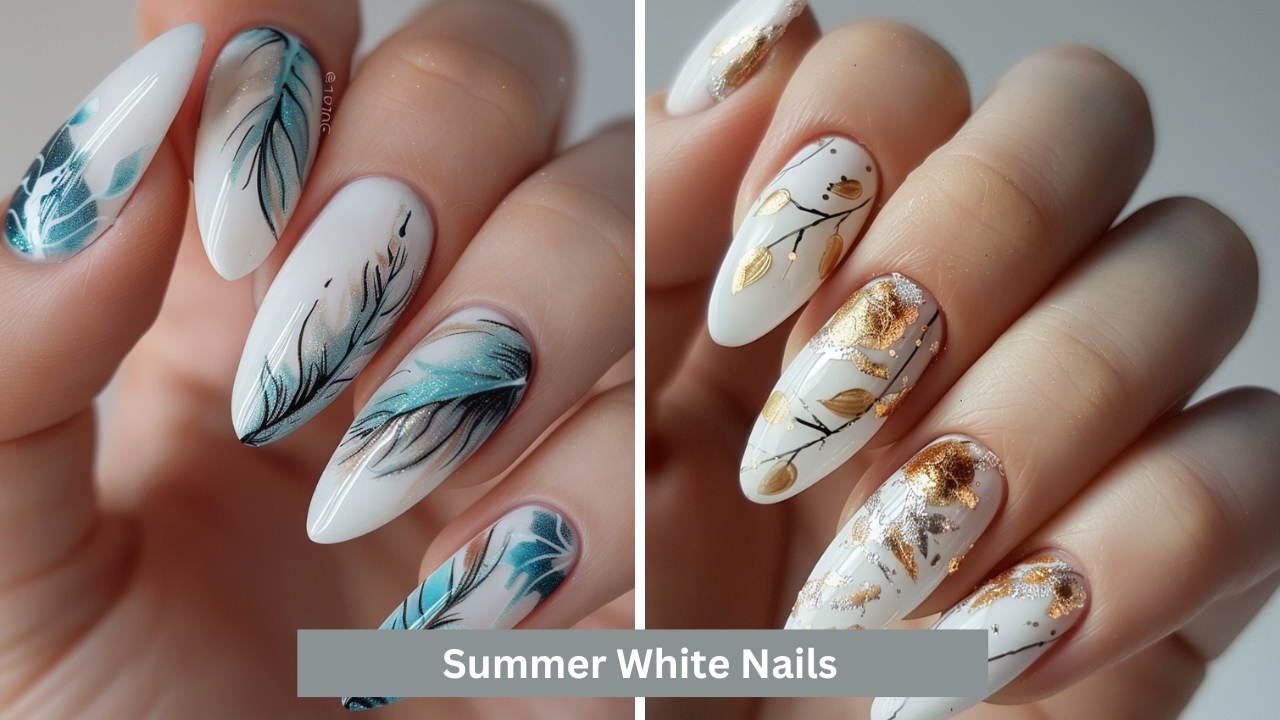 88 - Summer White Nails