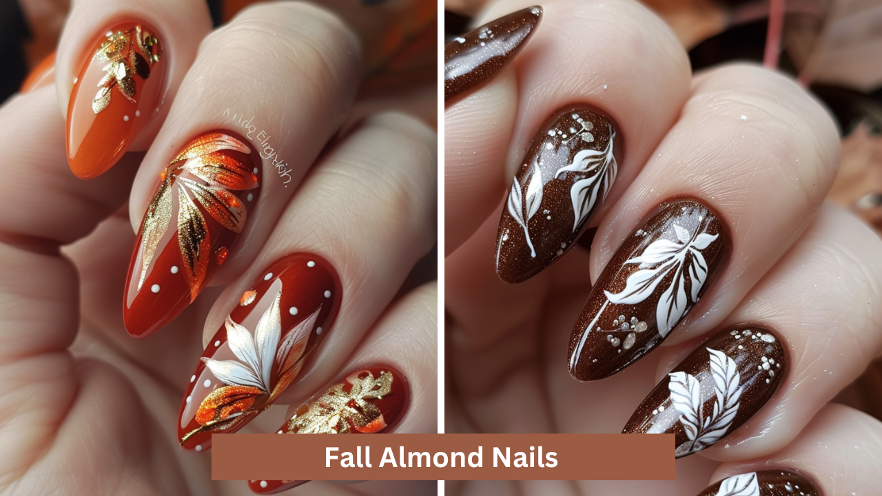 Fall Almond Nails