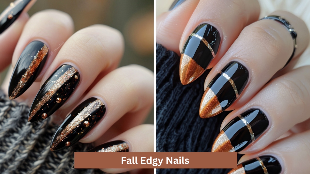 Fall Edgy Nails