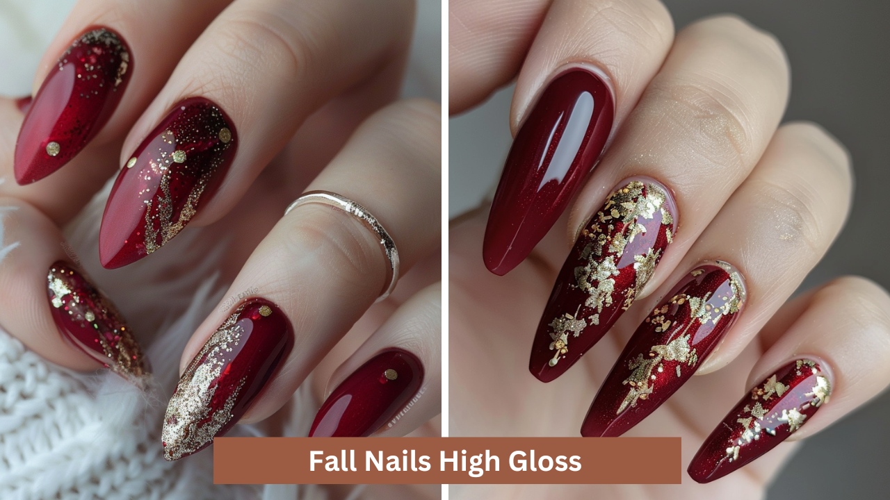 Fall Nails High Gloss