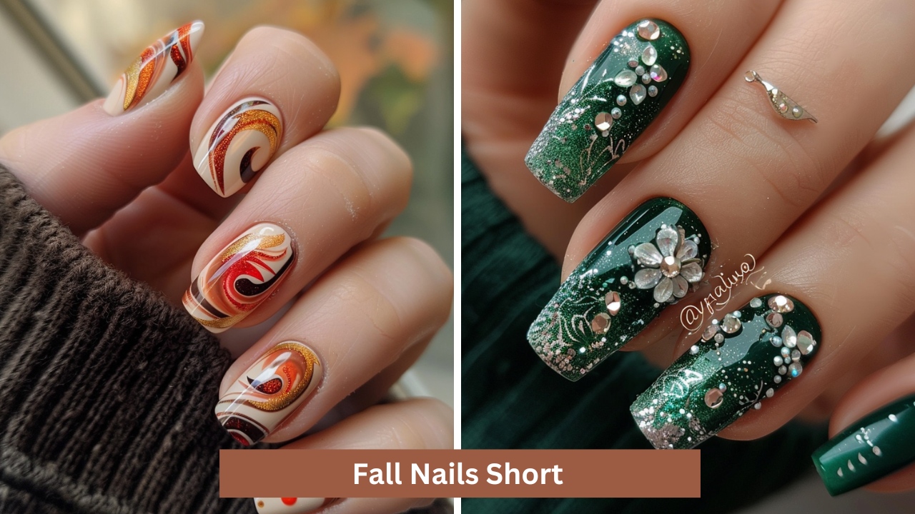 30+ Best Fall Nails Short Ideas and Designs