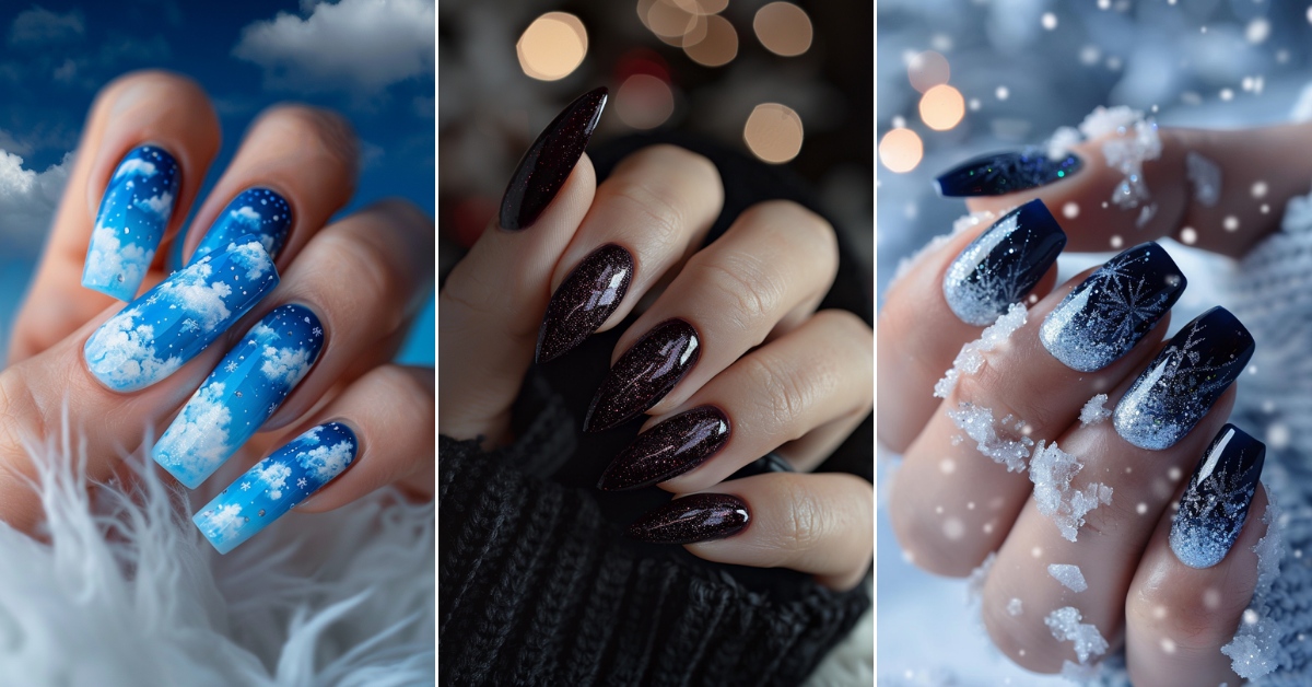 33+ Winter Nails Gel Art ideas and Designs