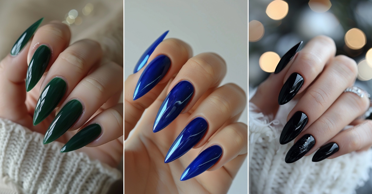 28+ Plain Winter Nails Art ideas and Designs