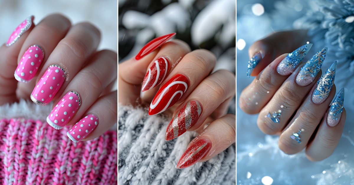 34+ Fun Winter Nails Art ideas and Designs