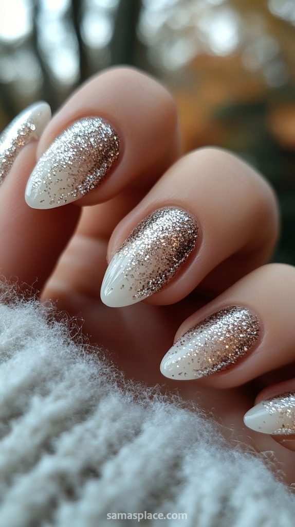 Subtle Champagne Glitter