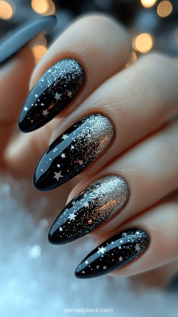 Black and Gold Galaxy