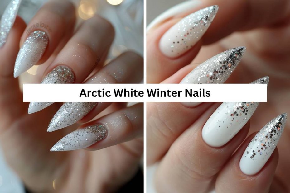 Arctic White Winter Nails