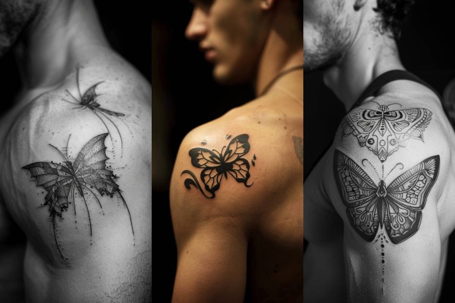 Butterfly Tattoo Ideas For Men Shoulder