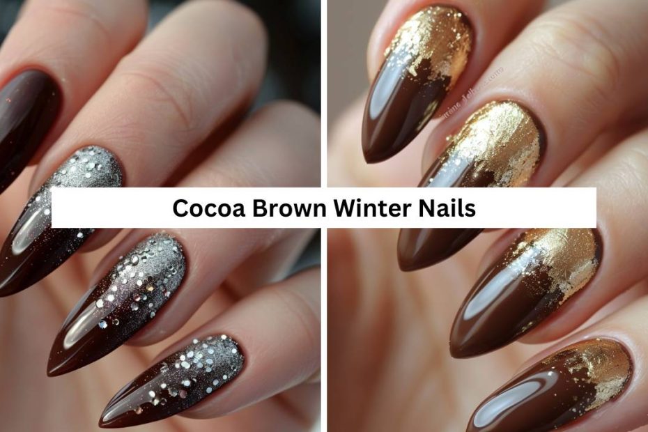 Cocoa Brown Winter Nails