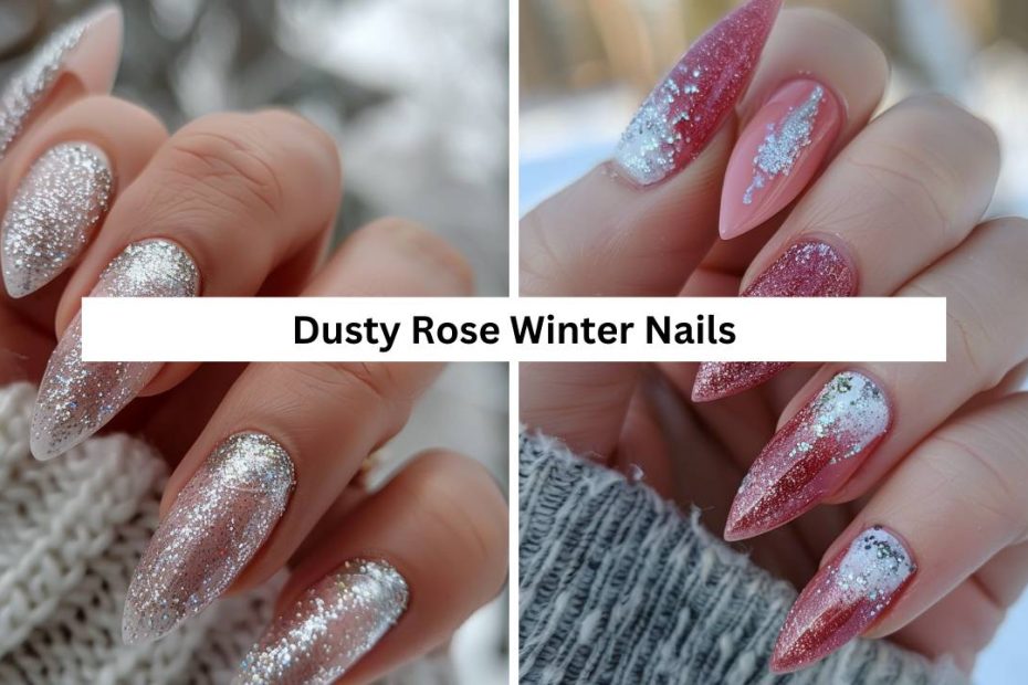 Dusty Rose Winter Nails