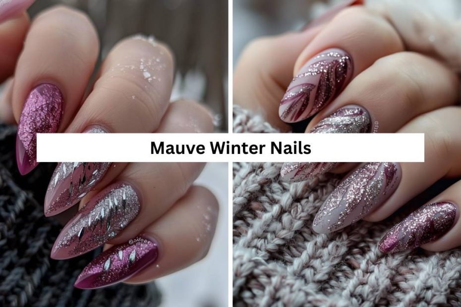 Mauve Winter Nails