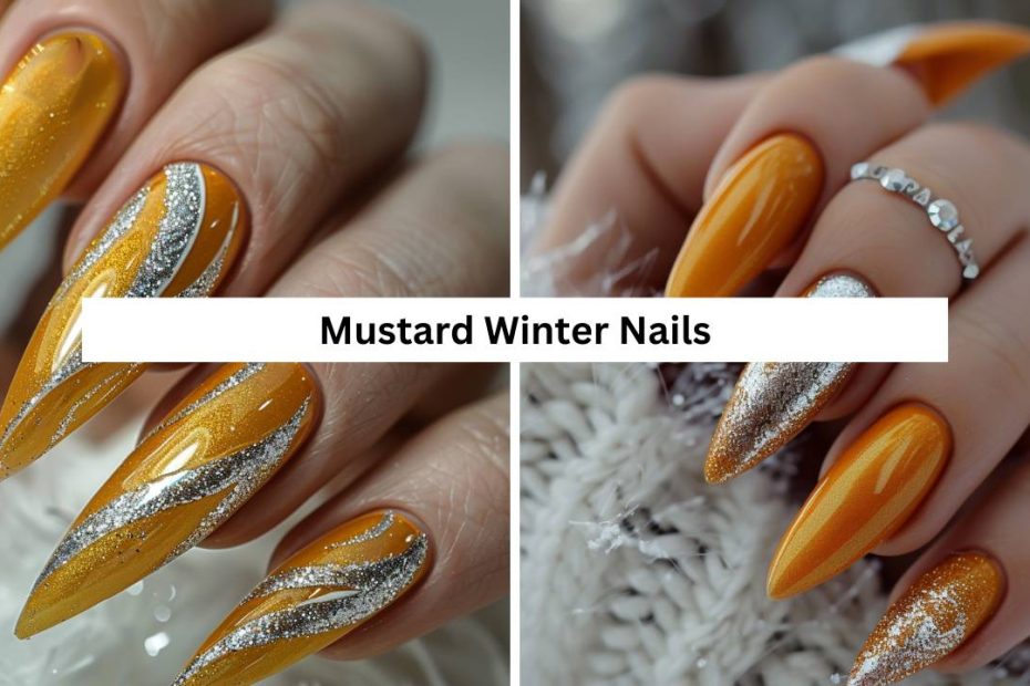 Mustard Winter Nails