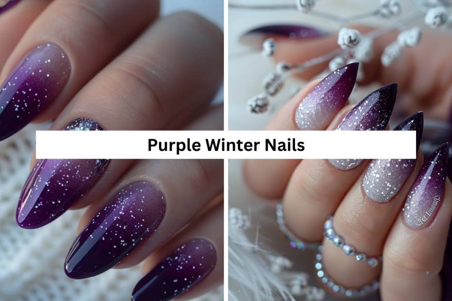 Purple Winter Nails