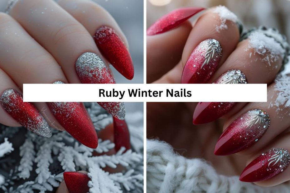 Ruby Winter Nails