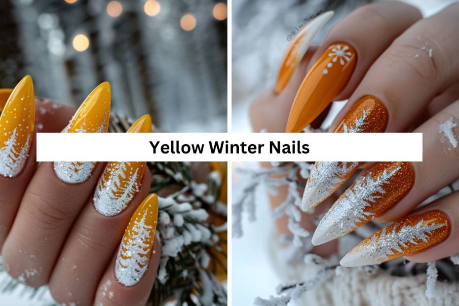 Yellow Winter Nails