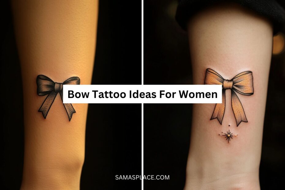 Bow Tattoo Ideas For Women