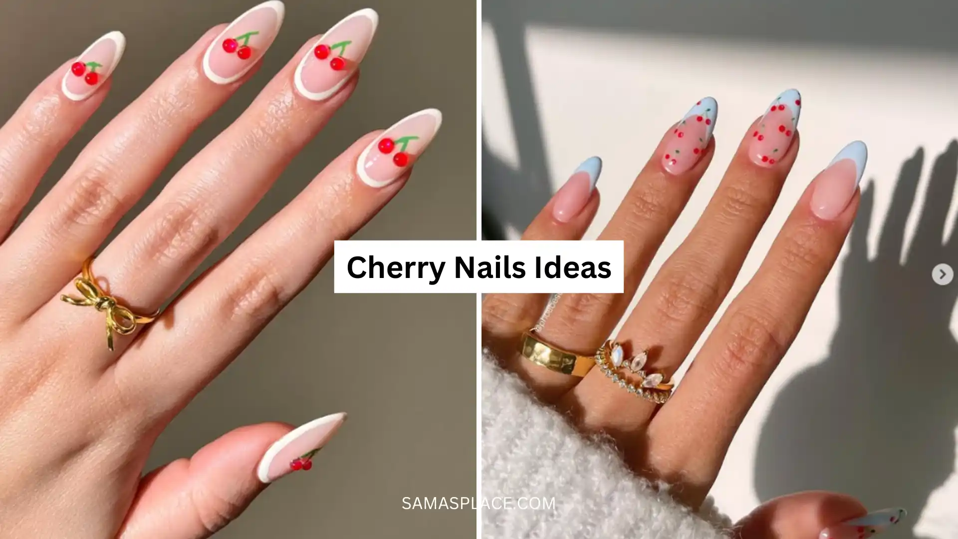 44+ Cherry Nails Design Ideas